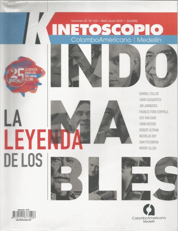 KINETOSCOPIO magazine side cover Issue 110  May/June 2015