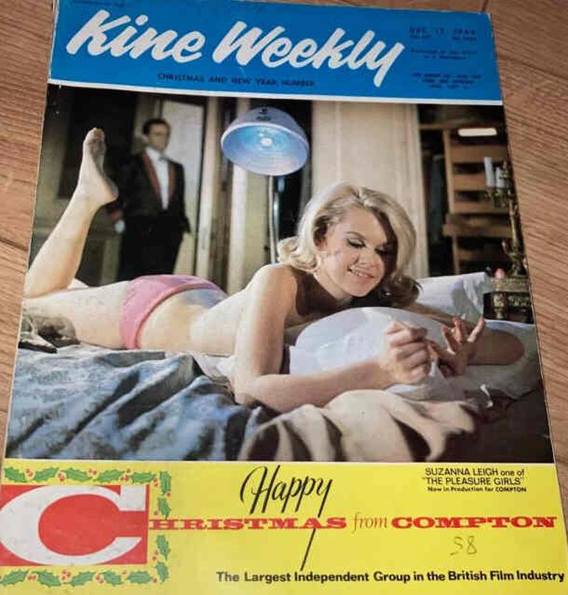 KINE WEEKLY magazine side cover 17 December 1964