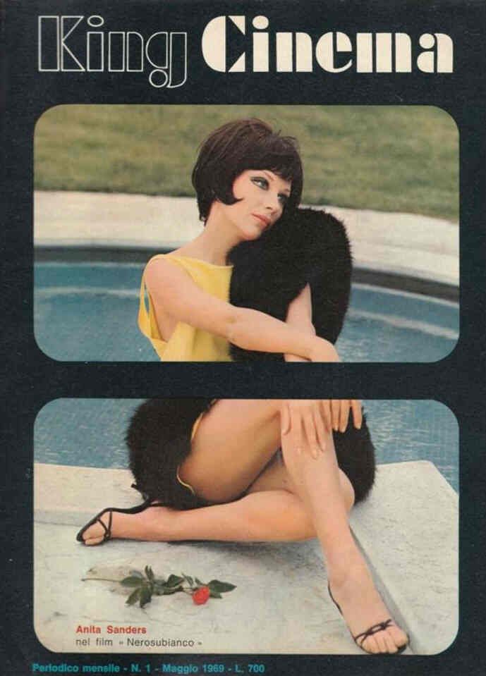 KING CINEMA magazine side cover Issue 1 May 1969