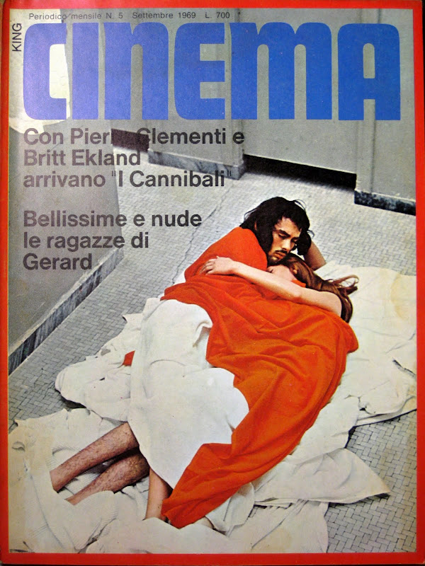 KING CINEMA magazine side cover Issue 5 September 1969
