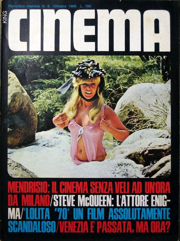 KING CINEMA magazine side cover Issue 6 October 1969