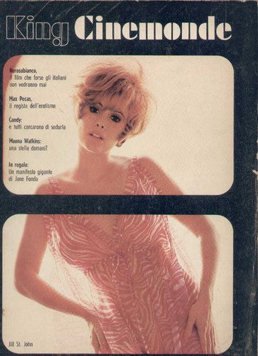 KING CINEMONDE magazine side cover Issue 1  Vol 1 # 1 July 1968