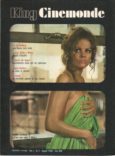 KING CINEMONDE magazine side cover Issue 2  Vol 1 # 2 August 1968