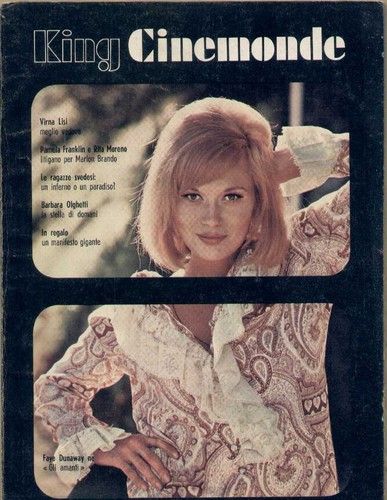 KING CINEMONDE magazine side cover Issue 3 September 1968