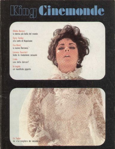 KING CINEMONDE magazine side cover Issue 6 December 1968