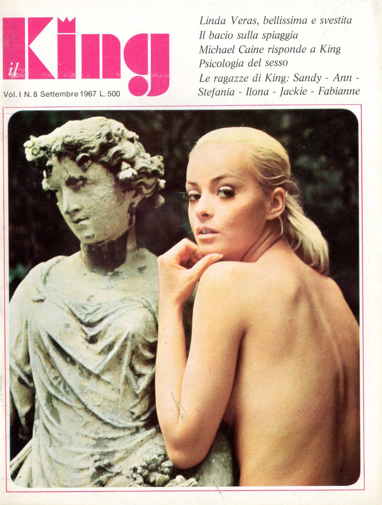 KING magazine side cover Issue 8  September 1967