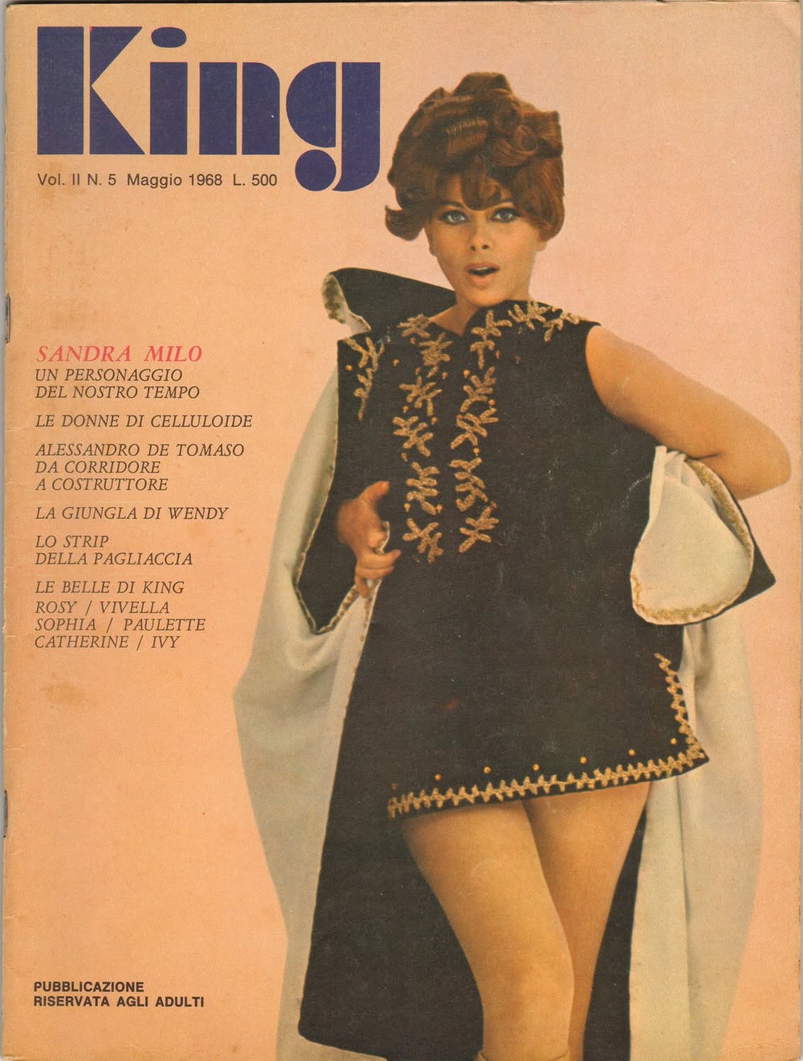 KING magazine side cover Issue 5  May 1968