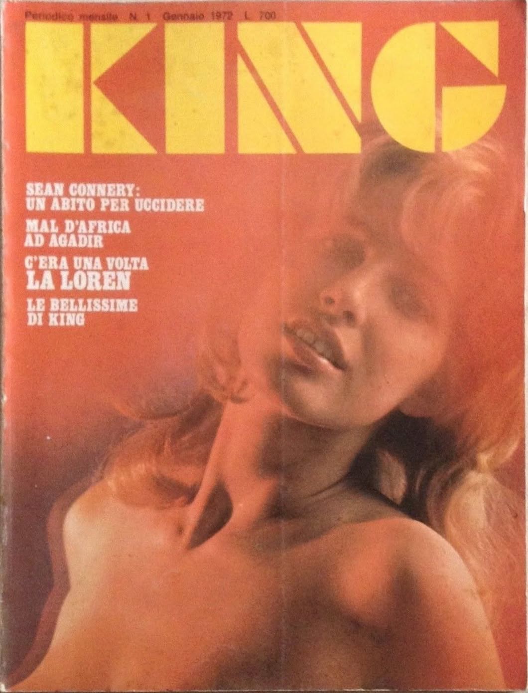 KING magazine side cover Issue 1  January 1972