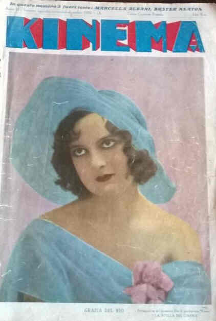 KINEMA (It) magazine side cover  November/December 1930