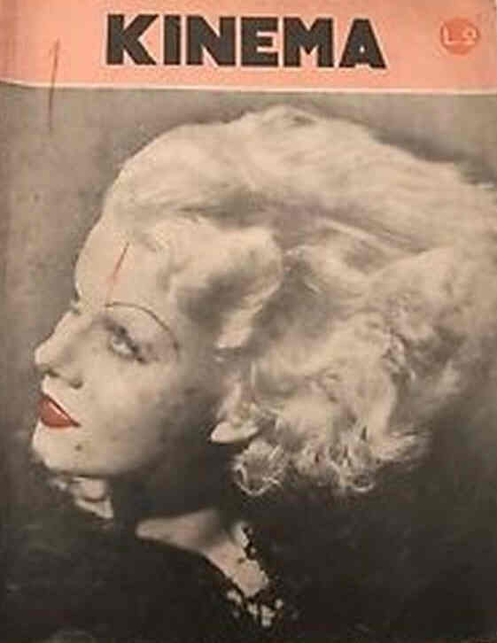 KINEMA (It) magazine side cover  October 1935
