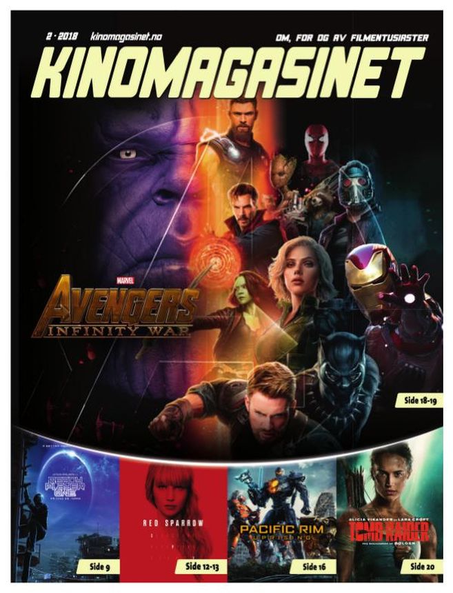 KINOMAGASINET magazine side cover Issue 2   2018