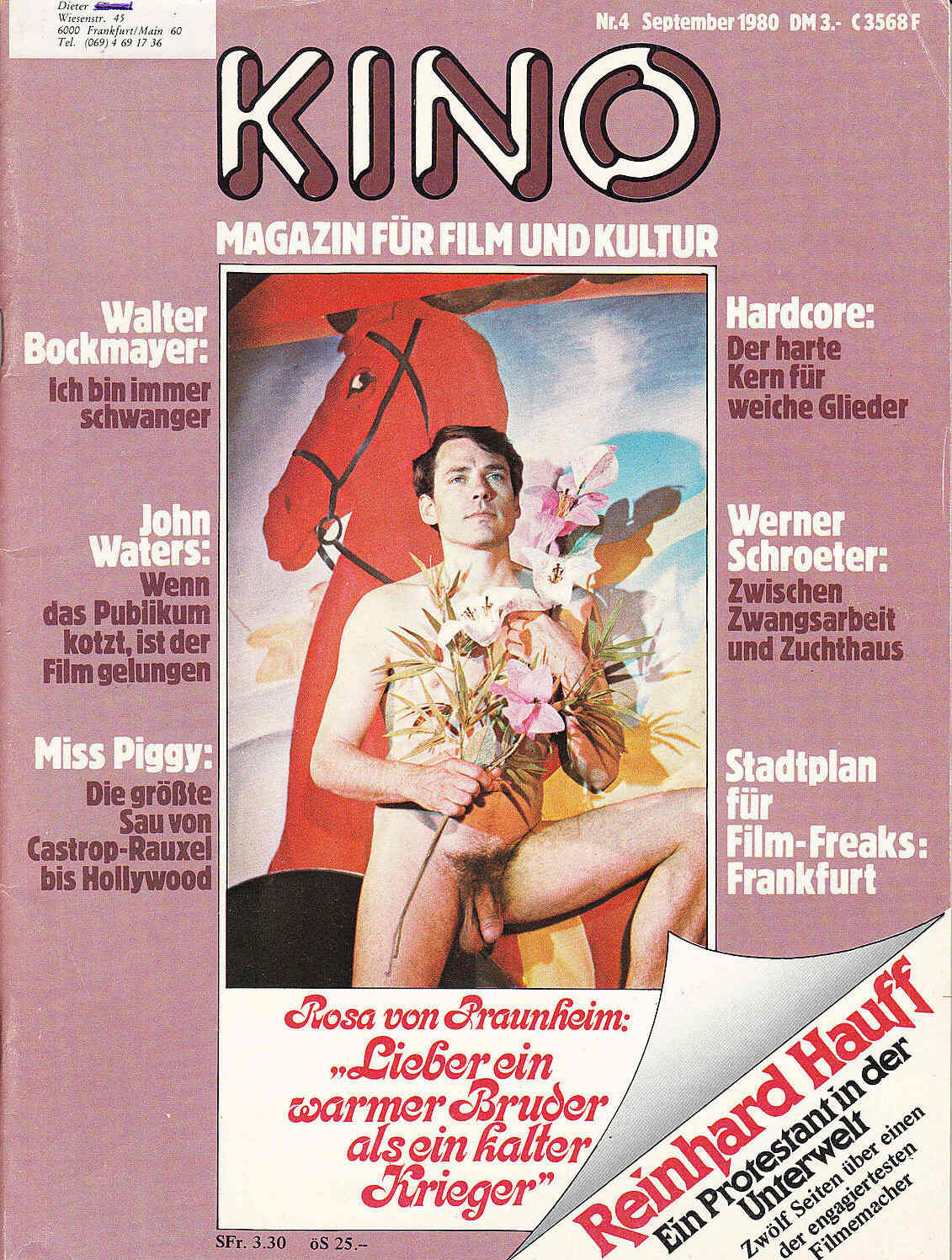 KINO (79-80) magazine side cover Issue 4 September 1980