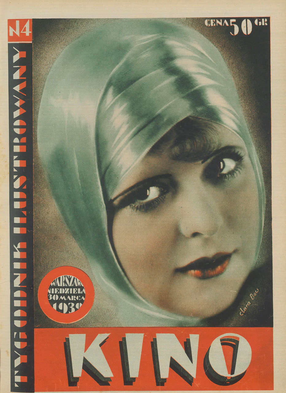 KINO TYGODNIK ILUSTROWANY magazine side cover Issue 4 30 March 1930