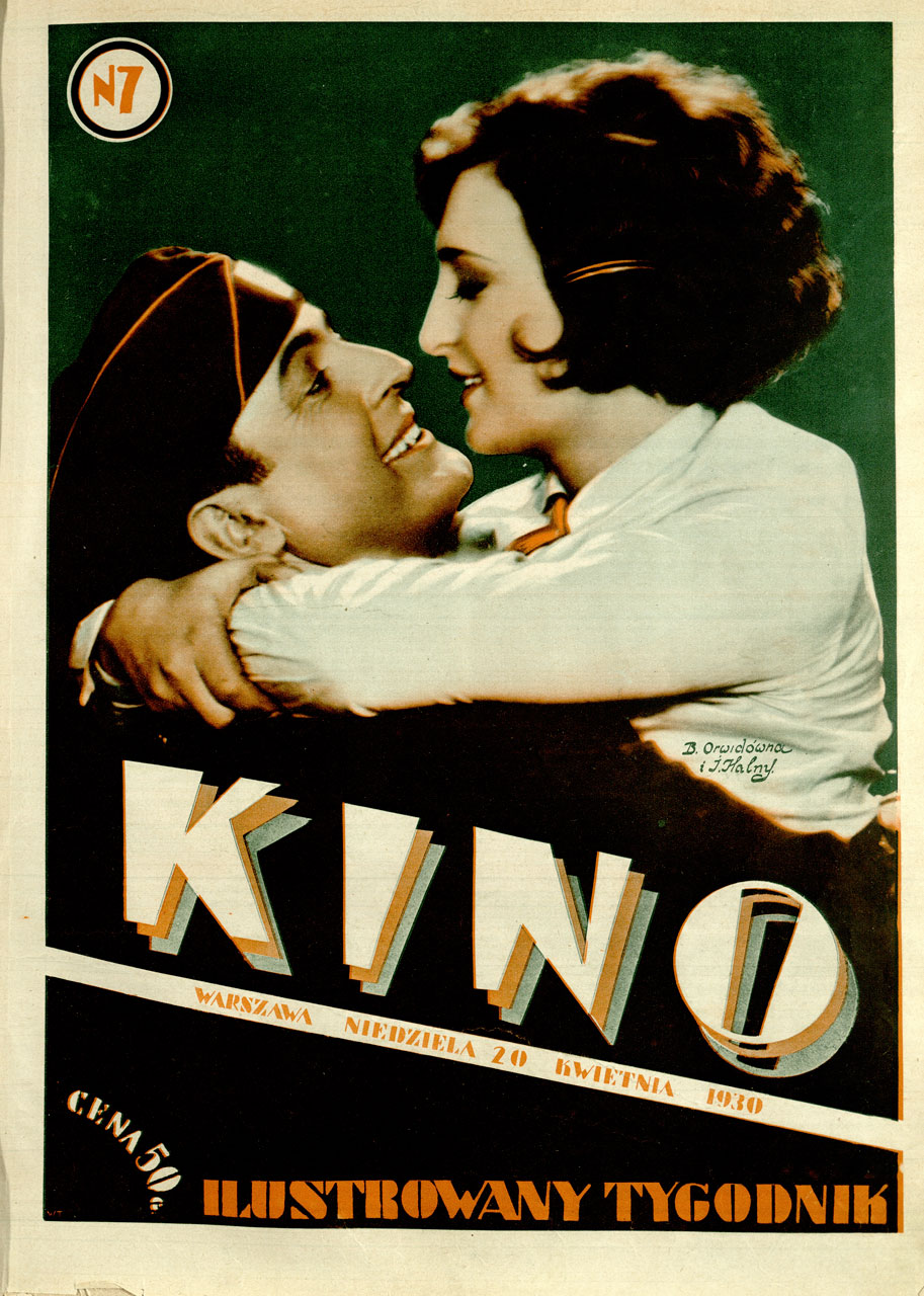 KINO TYGODNIK ILUSTROWANY magazine side cover Issue 7 20 April 1930