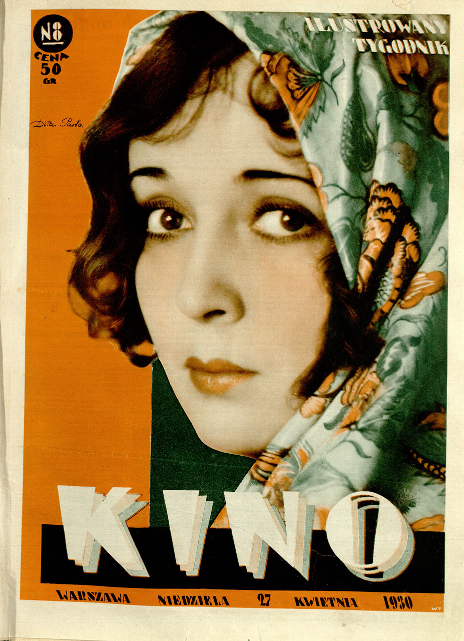 KINO TYGODNIK ILUSTROWANY magazine side cover Issue 8 27 April 1930