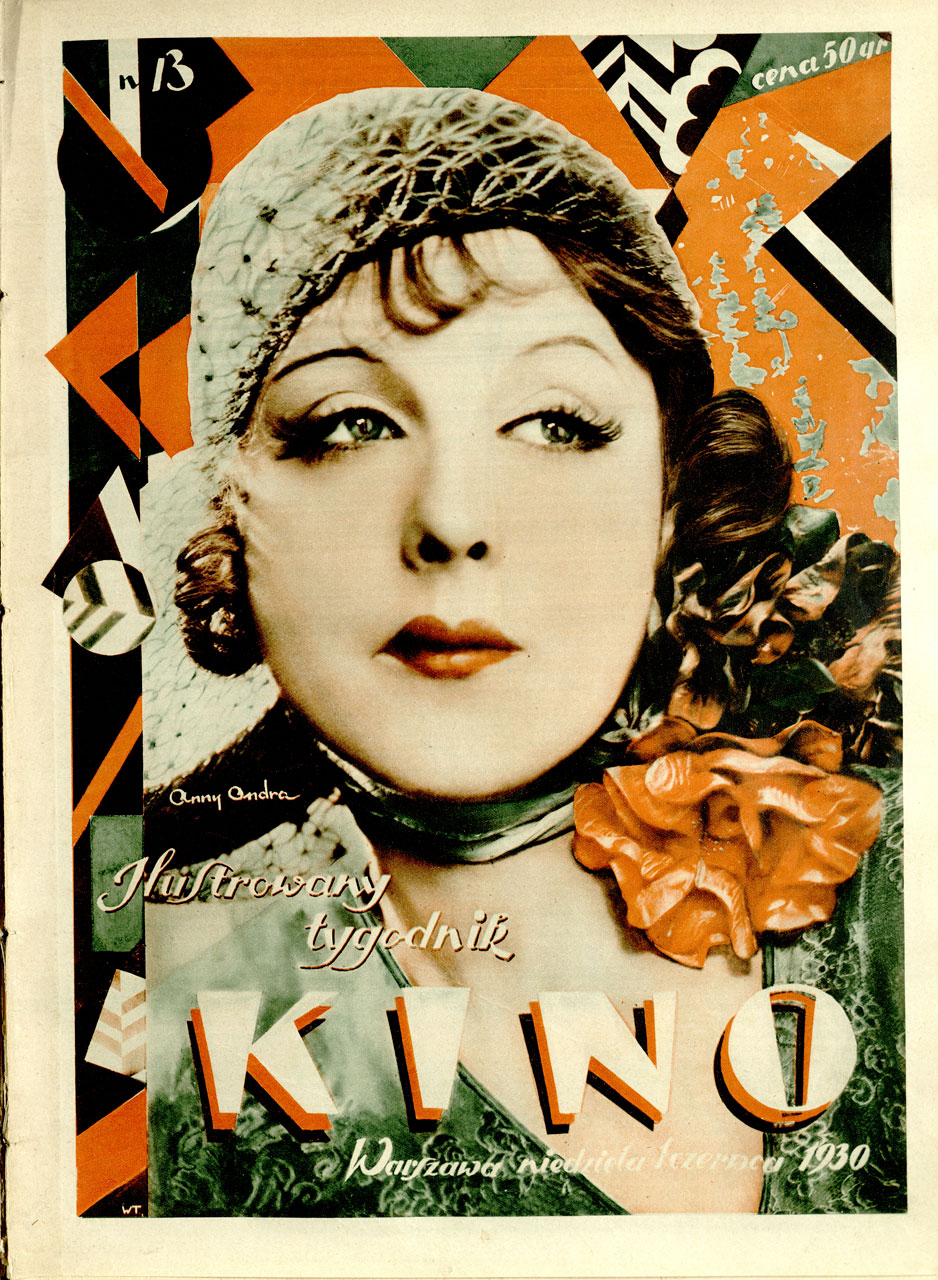 KINO TYGODNIK ILUSTROWANY magazine side cover Issue 13 1 June 1930