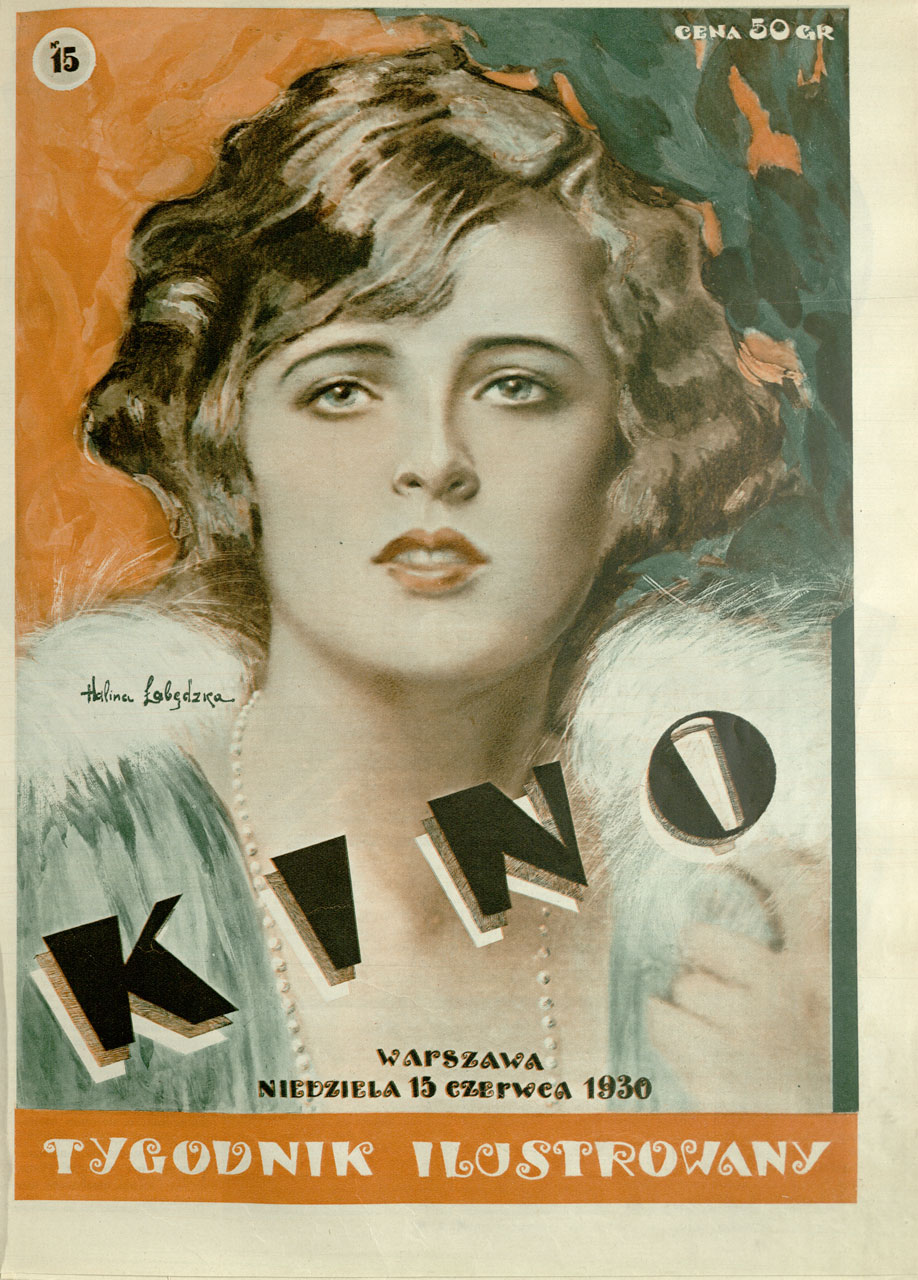 KINO TYGODNIK ILUSTROWANY magazine side cover Issue 15 15 June 1930