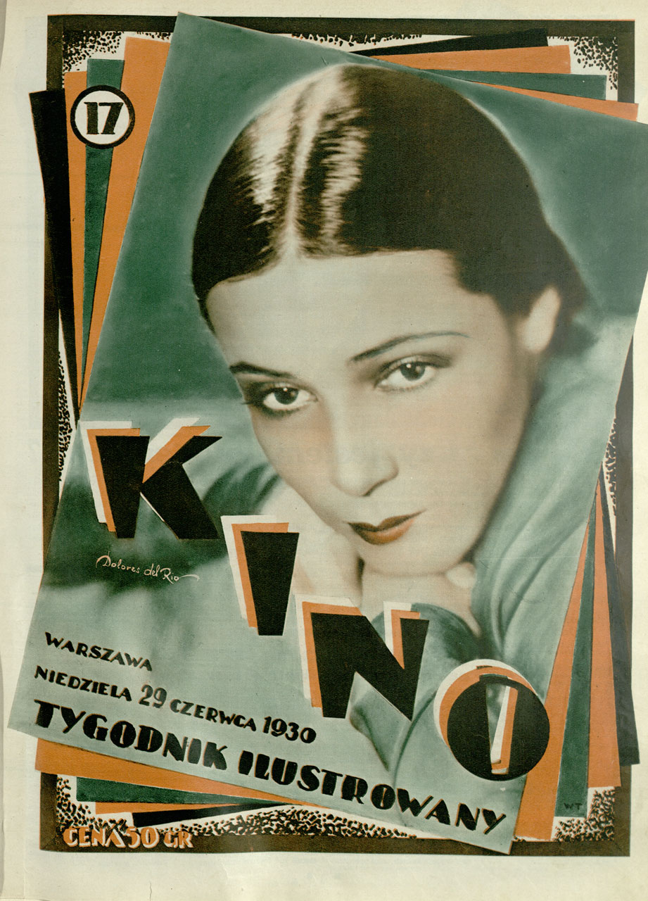 KINO TYGODNIK ILUSTROWANY magazine side cover Issue 17 29 June 1930
