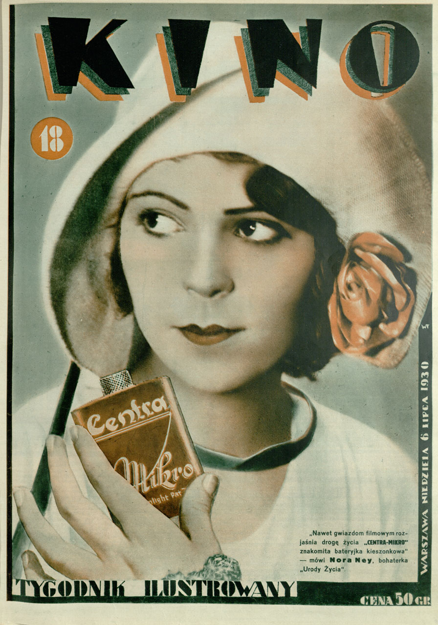 KINO TYGODNIK ILUSTROWANY magazine side cover Issue 18 6 July 1930