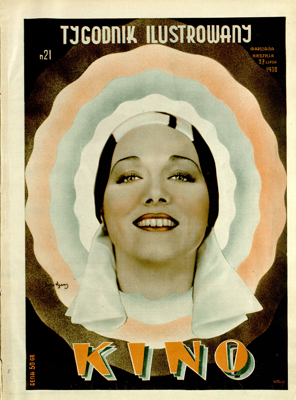 KINO TYGODNIK ILUSTROWANY magazine side cover Issue 21 27 July 1930