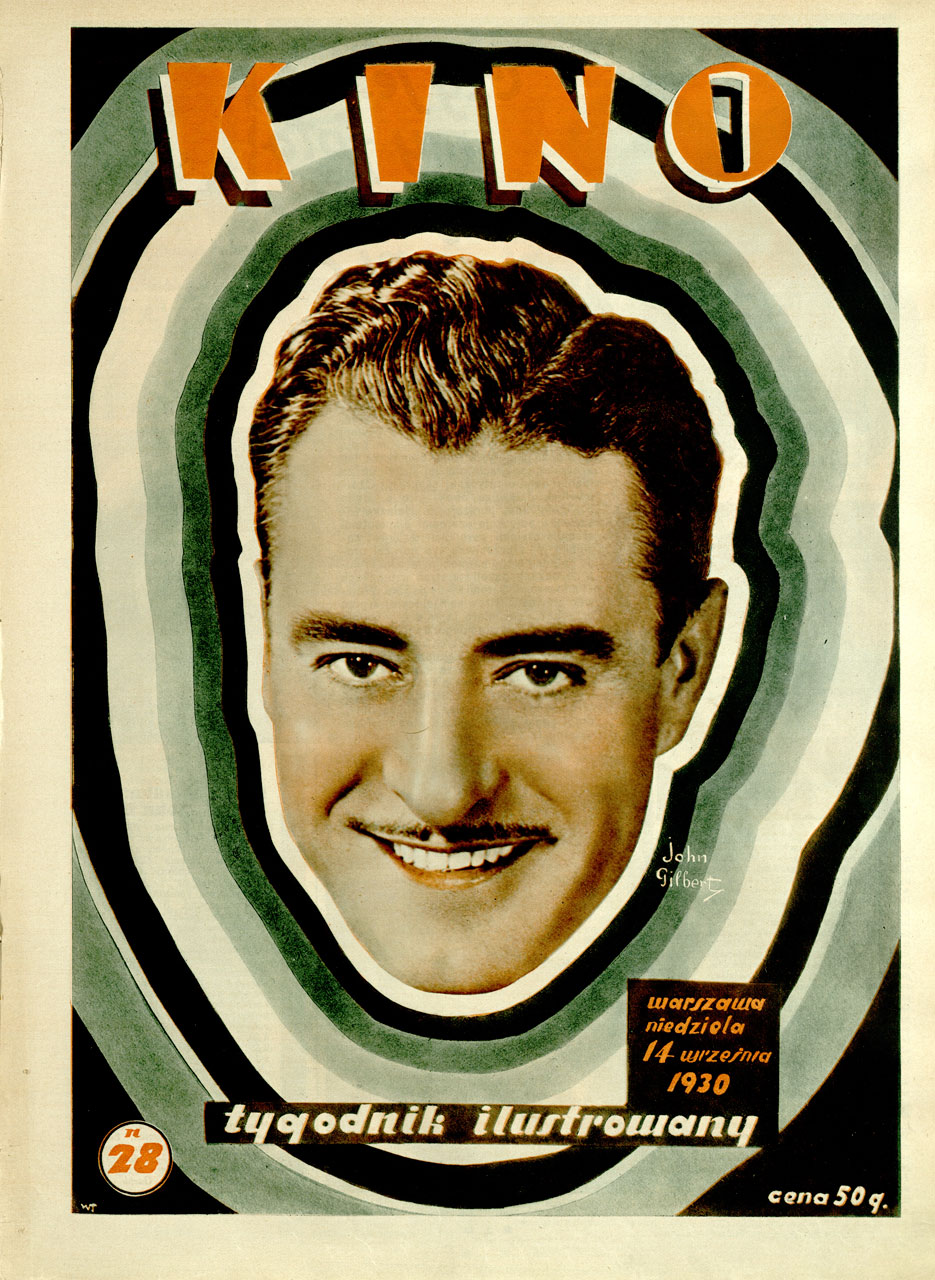 KINO TYGODNIK ILUSTROWANY magazine side cover Issue 28 14 September 1930