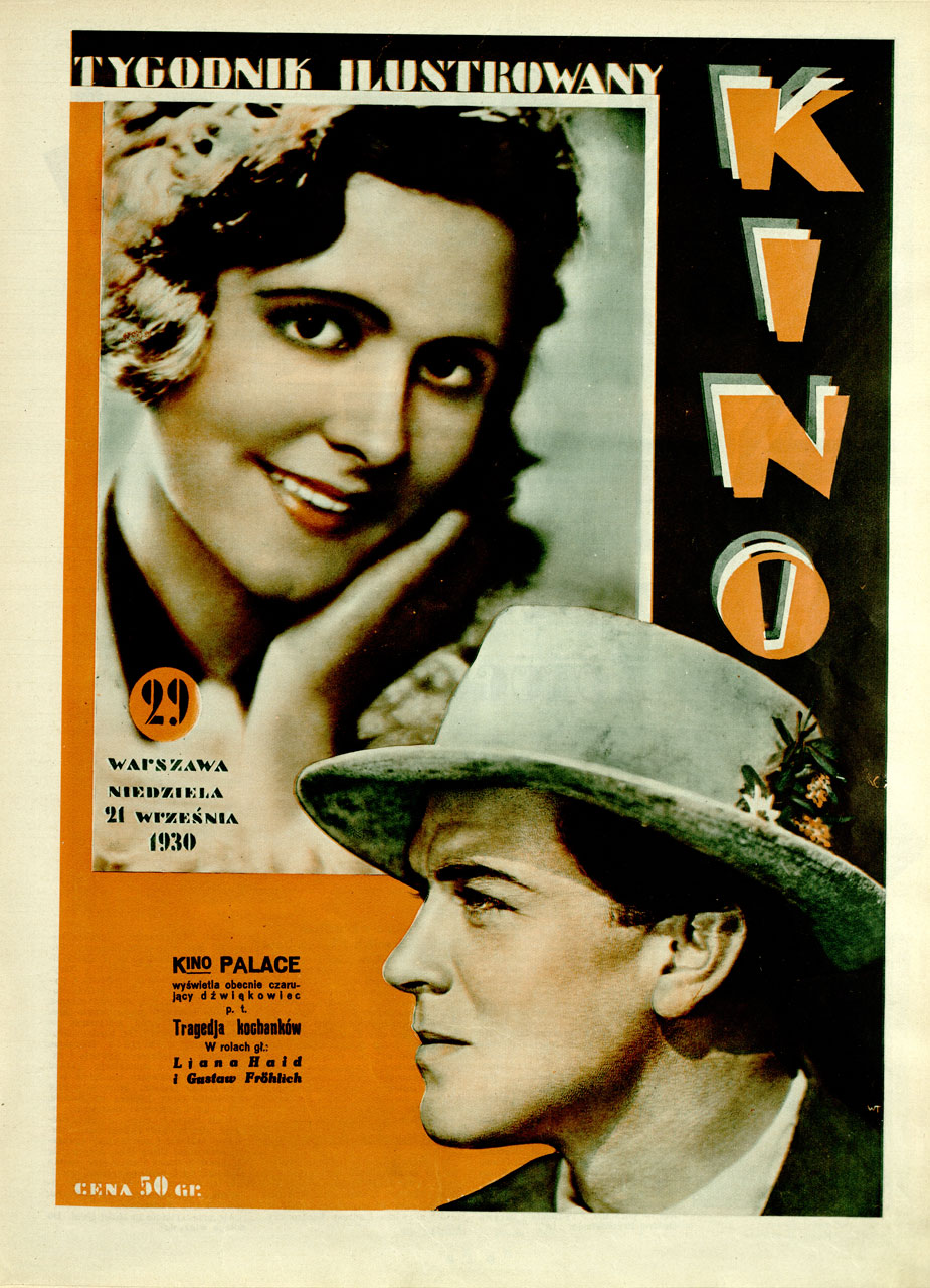 KINO TYGODNIK ILUSTROWANY magazine side cover Issue 29 21 September 1930