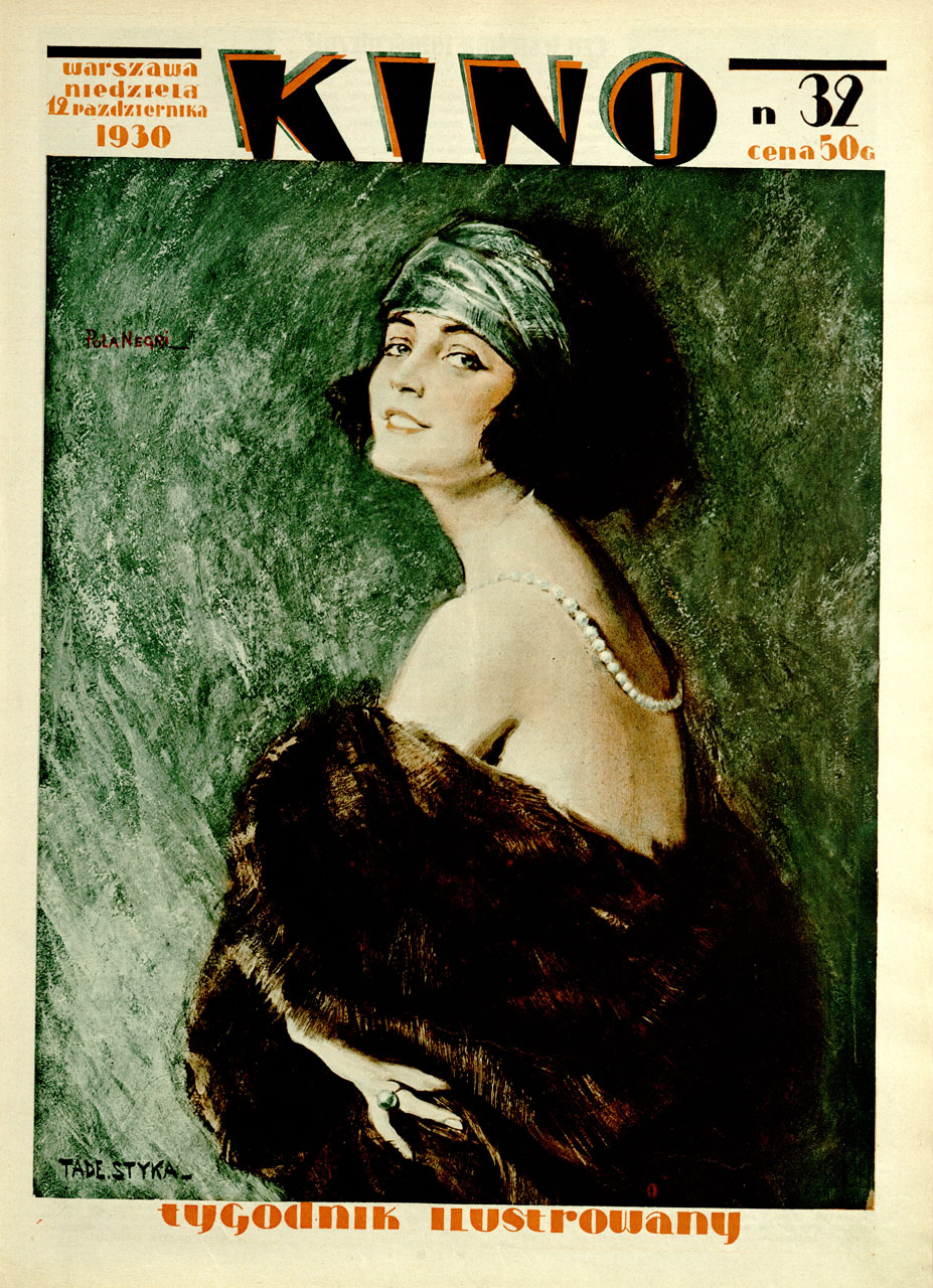 KINO TYGODNIK ILUSTROWANY magazine side cover Issue 32 12 October 1930