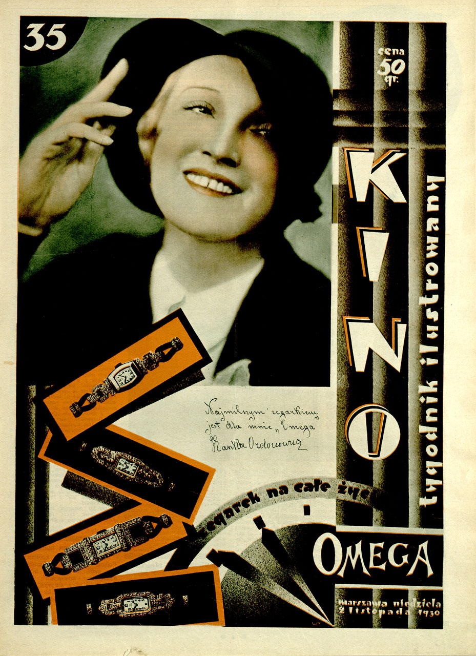 KINO TYGODNIK ILUSTROWANY magazine side cover Issue 35 2 November 1930