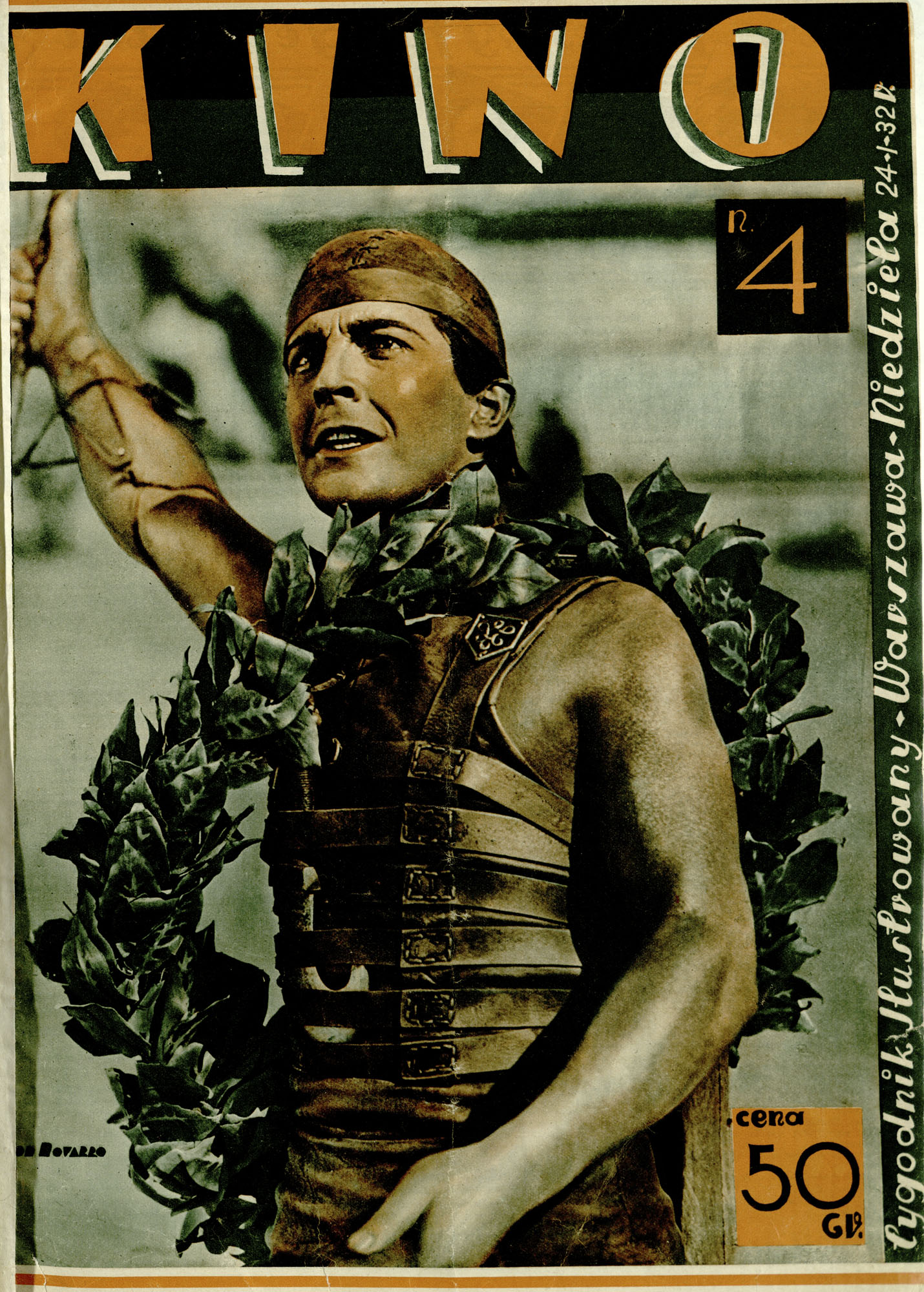 Ramon Novarro magazine cover