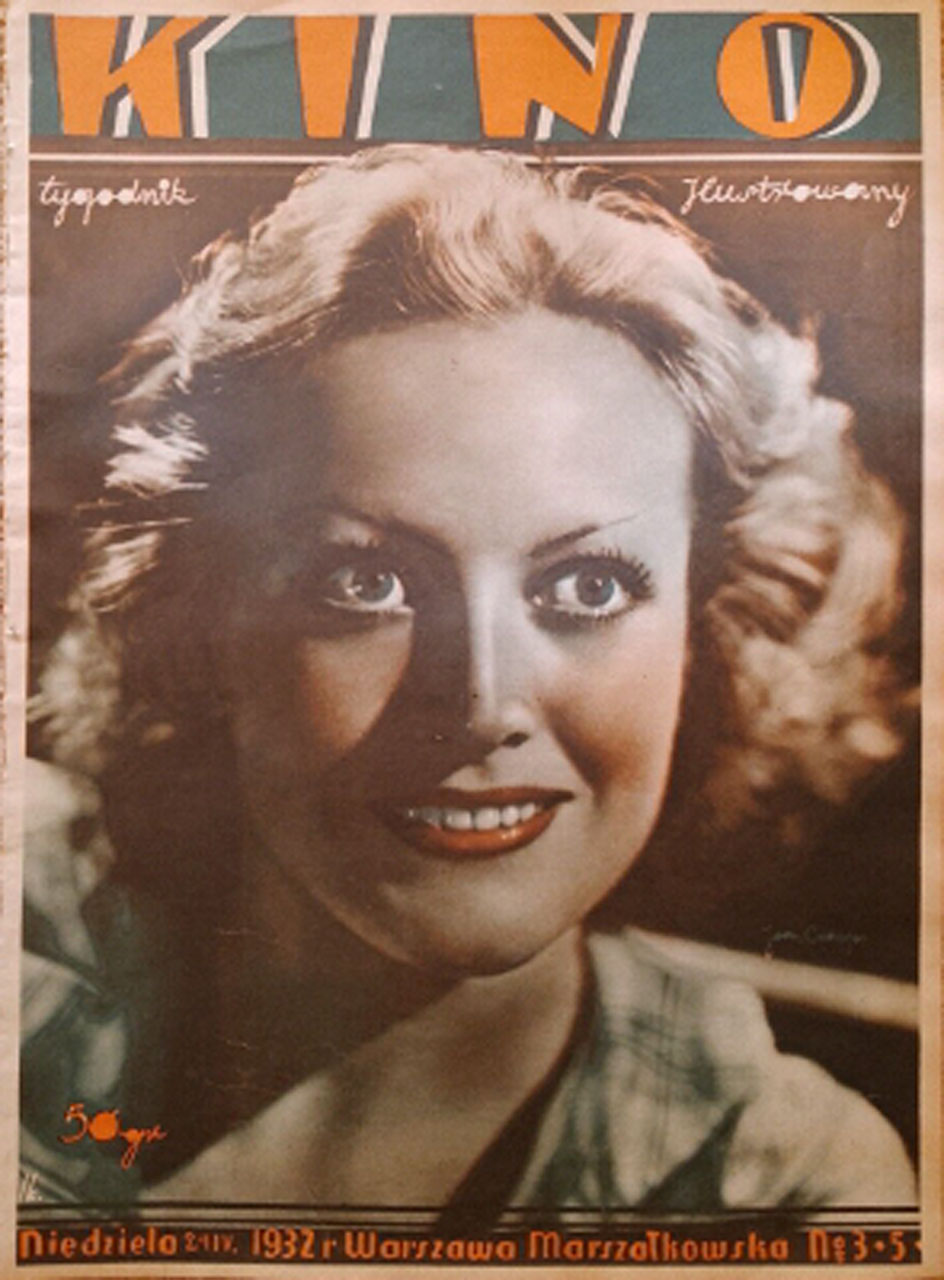 KINO TYGODNIK ILUSTROWANY magazine side cover Issue 36 4 September 1932