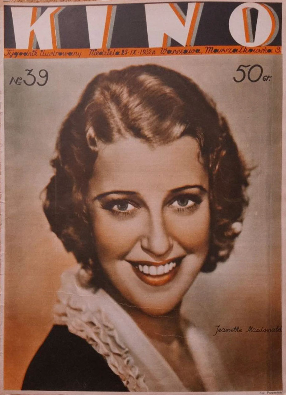 KINO TYGODNIK ILUSTROWANY magazine side cover Issue 39 25 September 1932