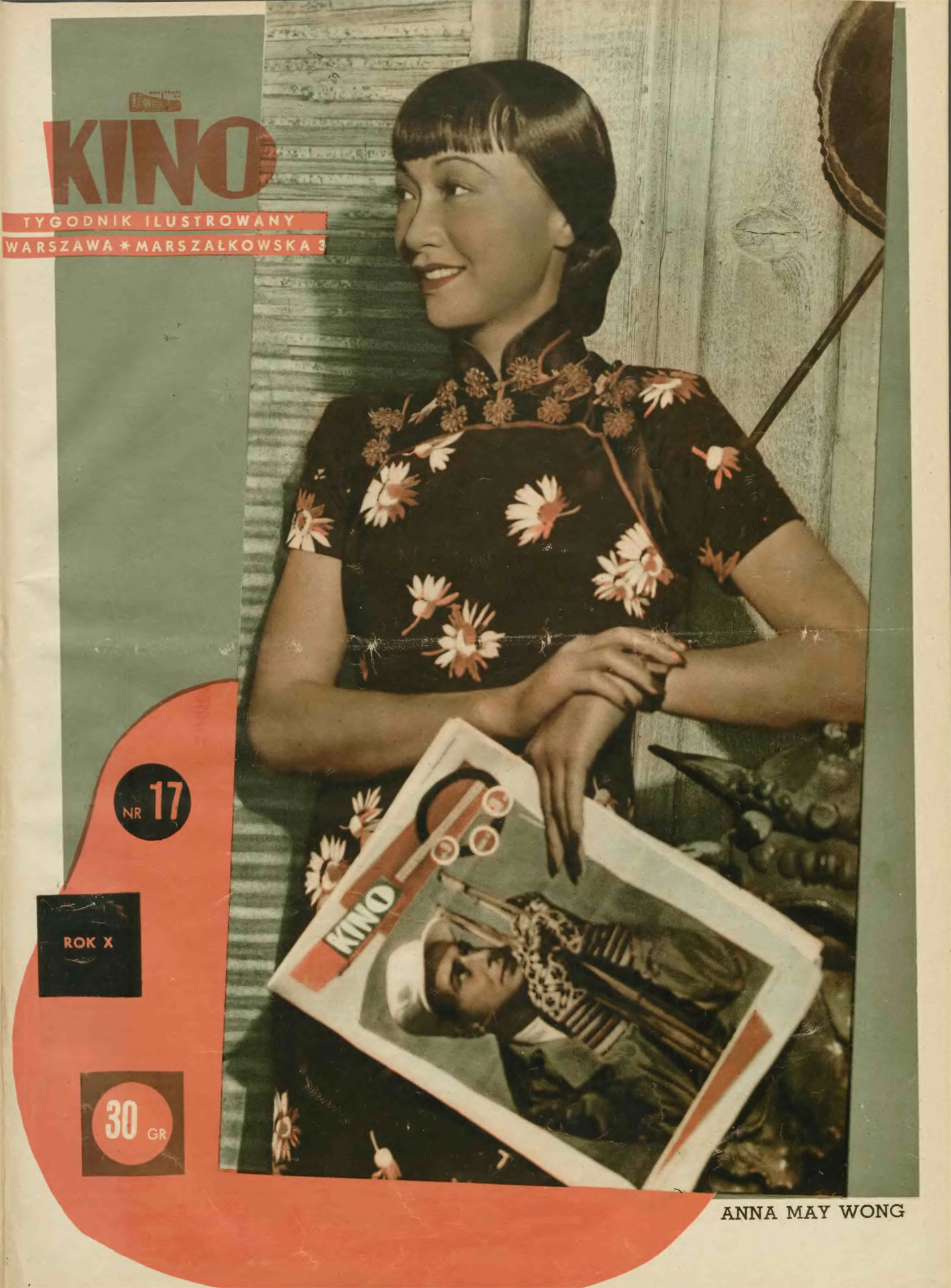 KINO TYGODNIK ILUSTROWANY magazine side cover Issue 17 23 April 1939
