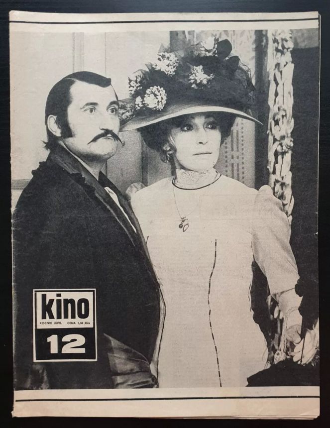 KINO (Czech) magazine side cover Issue 12  1971