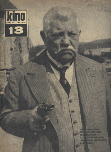 KINO (Czech) magazine side cover Issue 13  1971