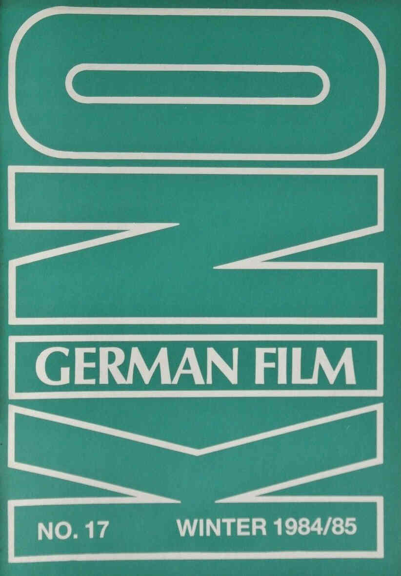 KINO-GERMAN FILM magazine side cover Issue 17 Winter 1984