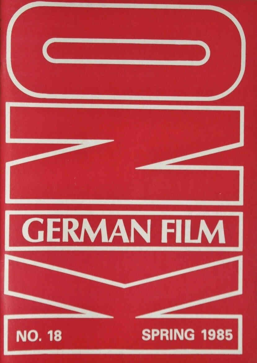 KINO-GERMAN FILM magazine side cover Issue 18 Spring 1985