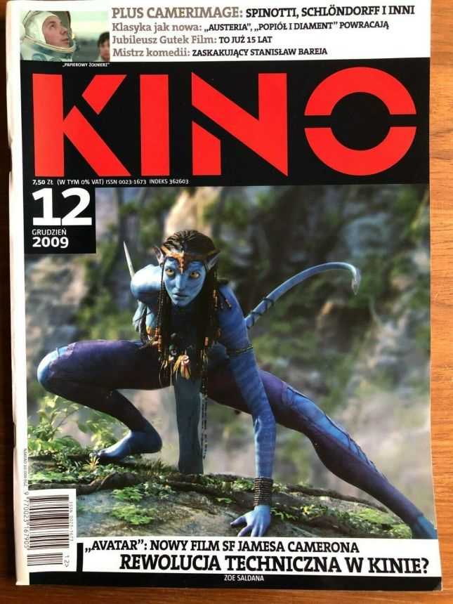 KINO (Po) magazine side cover December 2009