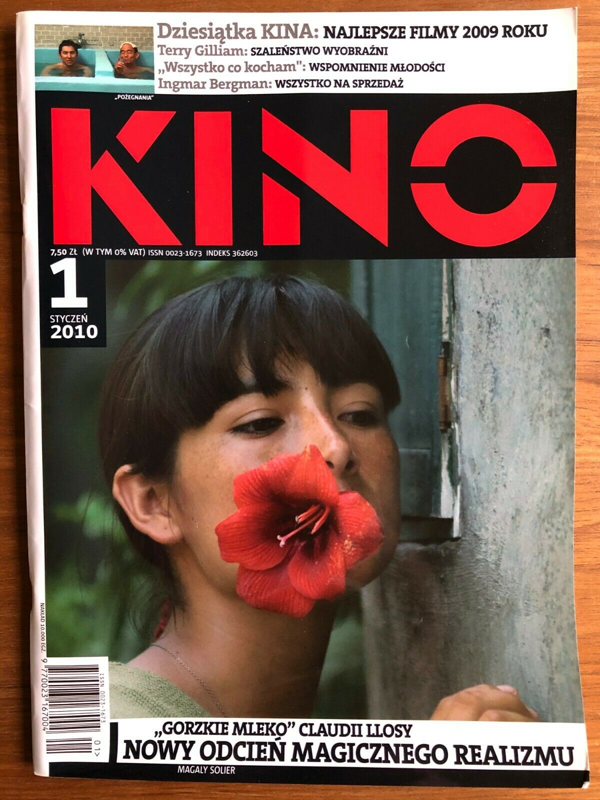 KINO (Po) magazine side cover January 2010