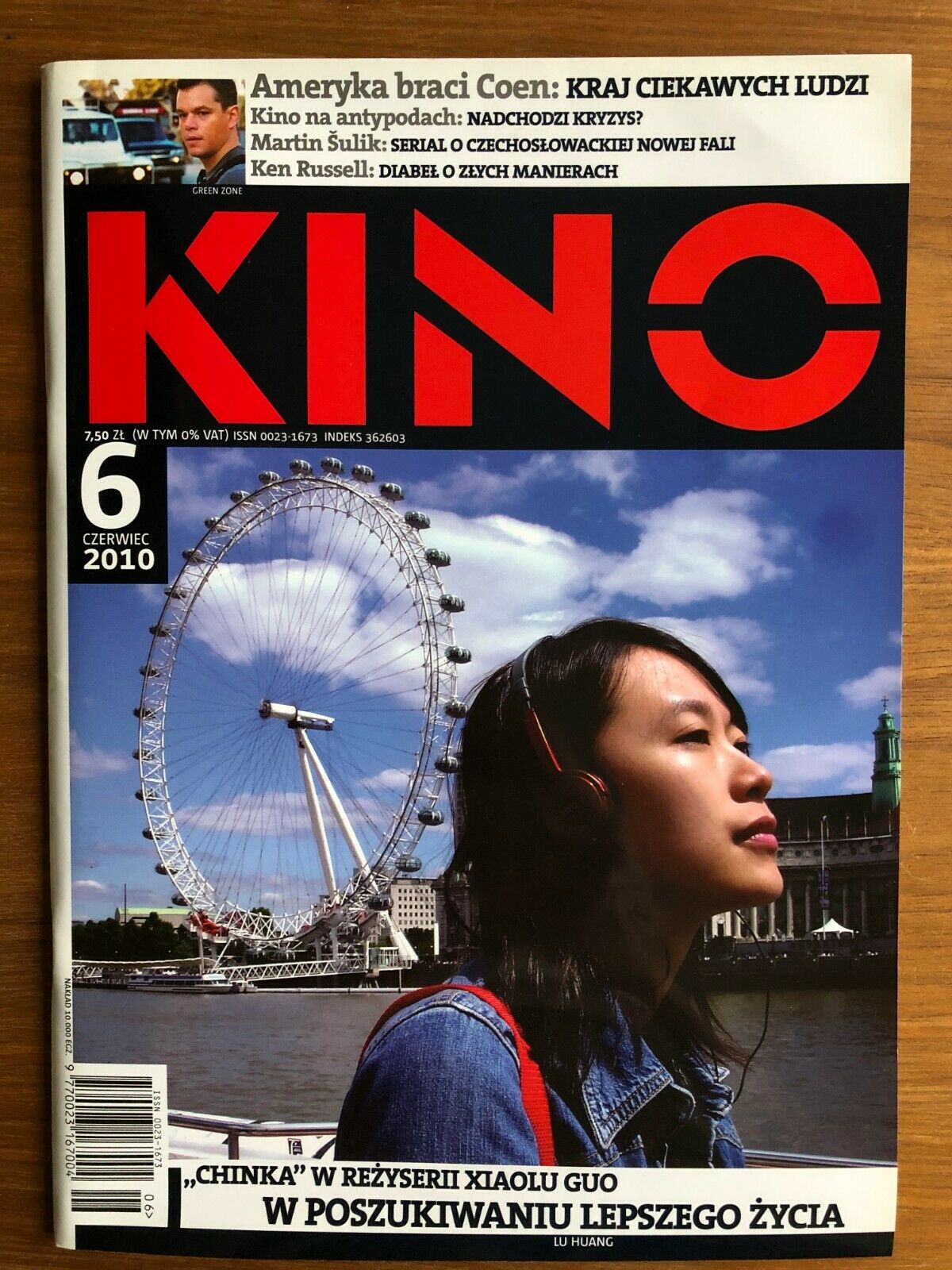 KINO (Po) magazine side cover June 2010