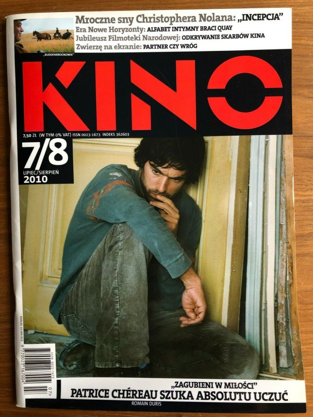 KINO (Po) magazine side cover July/August 2010