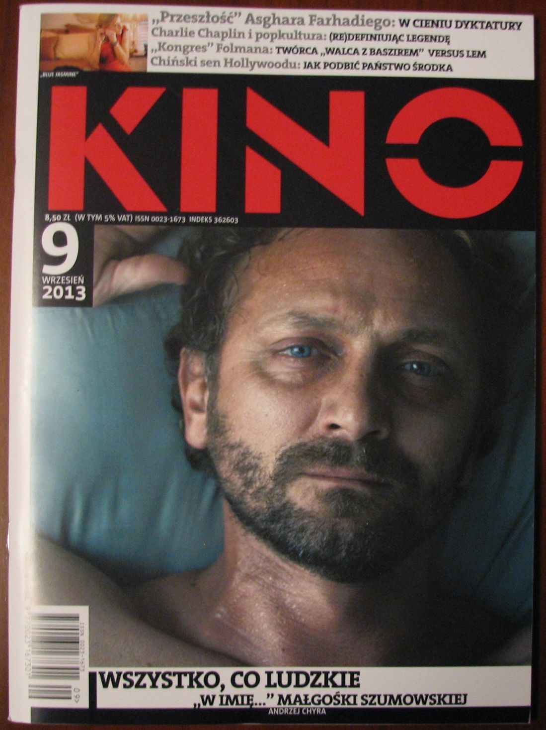 KINO (Po) magazine side cover September 2013