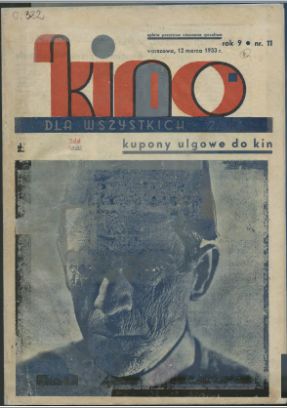 KINO DLA WSZYSTKICH magazine side cover Issue 11  1933