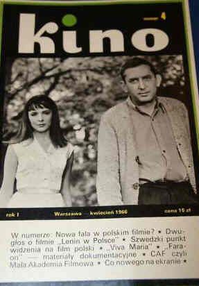 KINO (Po) magazine side cover April 1966