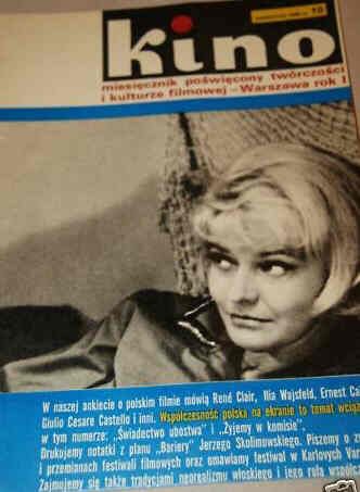 KINO (Po) magazine side cover October 1966