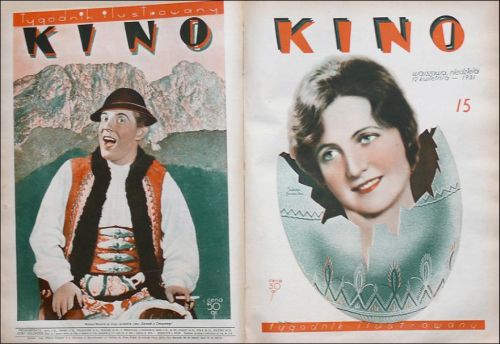 KINO TYGODNIK ILUSTROWANY magazine side cover Issue 15  1931
