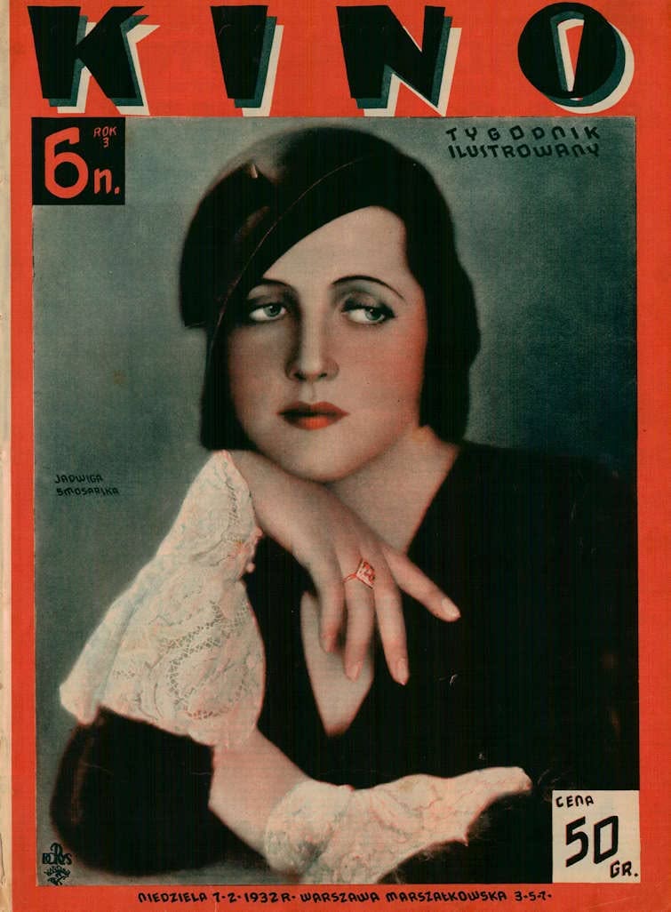 KINO TYGODNIK ILUSTROWANY magazine side cover Issue 6  1932