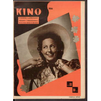 KINO TYGODNIK ILUSTROWANY magazine side cover Issue 33  1938