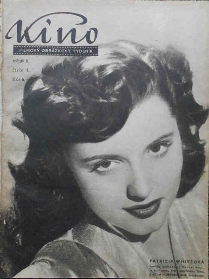 KINO (Czech) magazine side cover Issue 1   1947