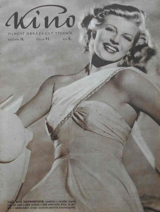KINO (Czech) magazine side cover Issue 11   1947