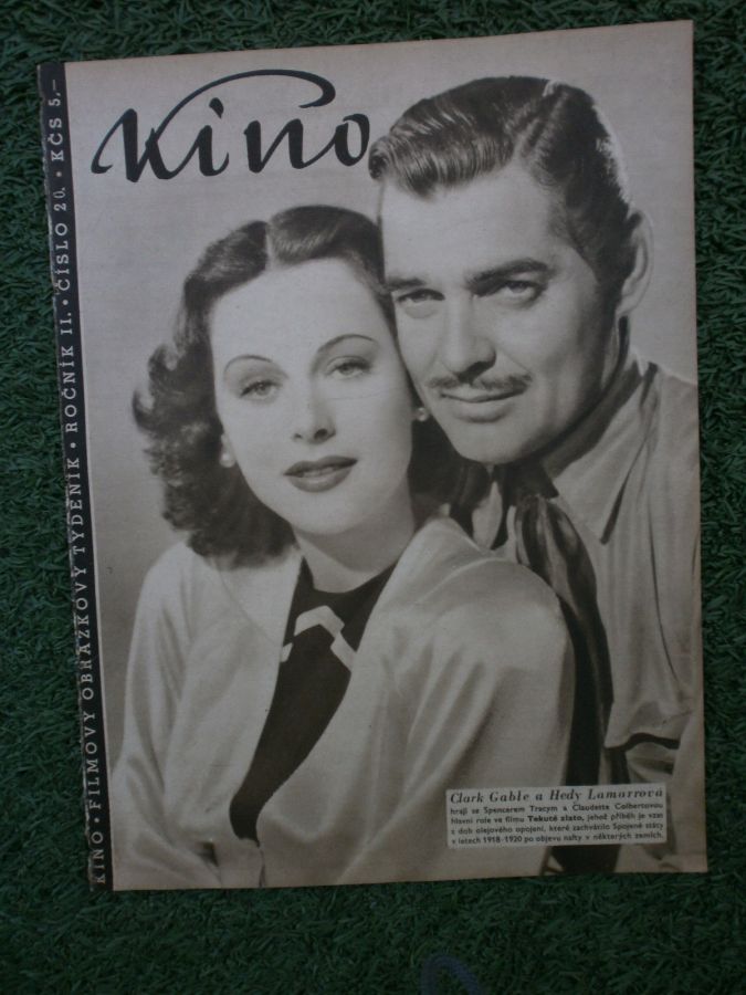 KINO (Czech) magazine side cover Issue 20   1947